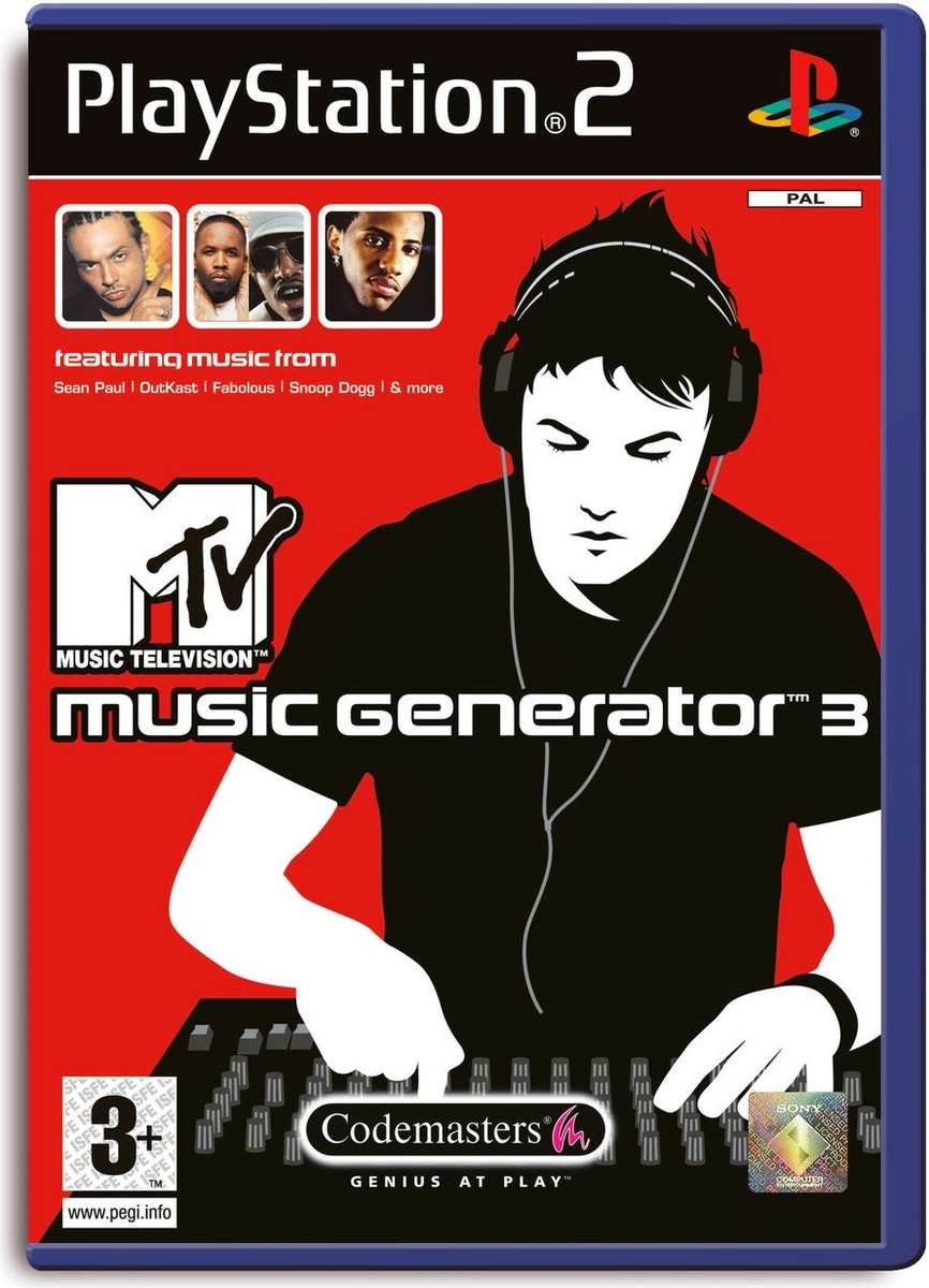 PS2 MTV MUSIC GENERATOR 3 / BID TO WIN