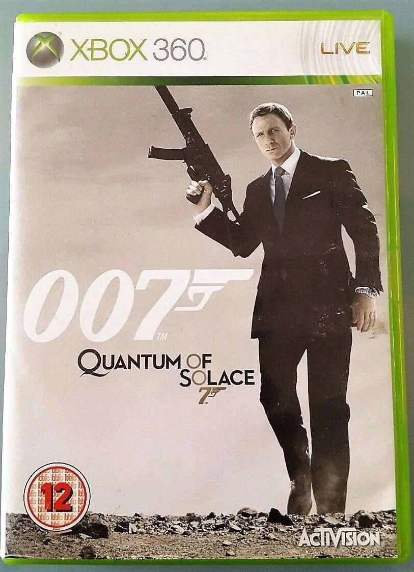 XBOX 360 007 QUANTUM OF SOLACE / ORIGINAL PRODUCT / BID TO WIN