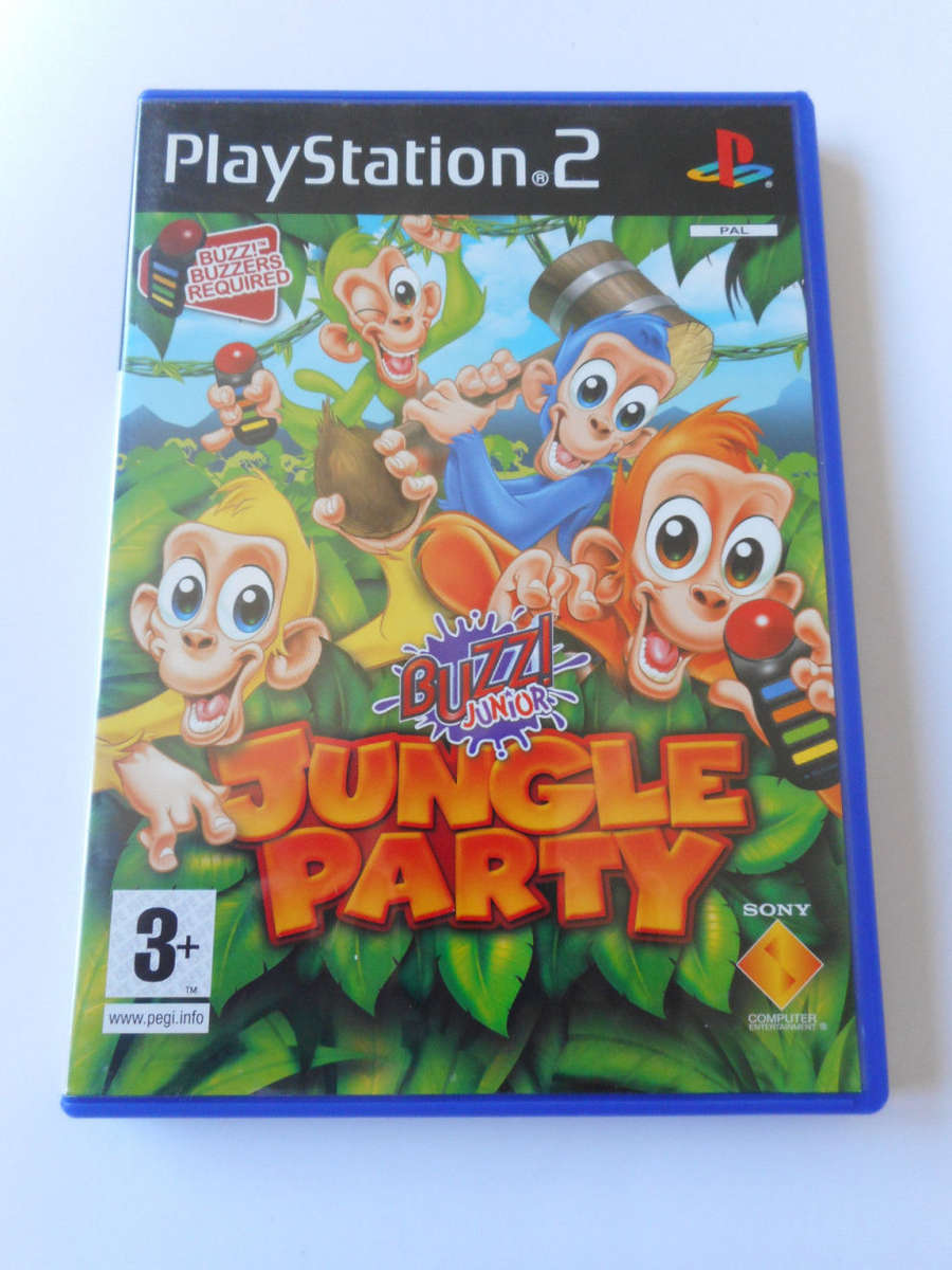 PS2 BUZZ JUNIOR JUNGLE PARTY / SAG / BID TO WIN