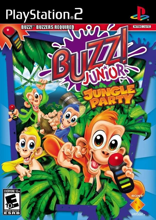 PS2 BUZZ JUNIOR JUNGLE PARTY / SAG / AMERICAN IMPORT / BID TO WIN