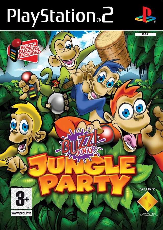 PS2 BUZZ JUNIOR JUNGLE PARTY / SAG / BID TO WIN