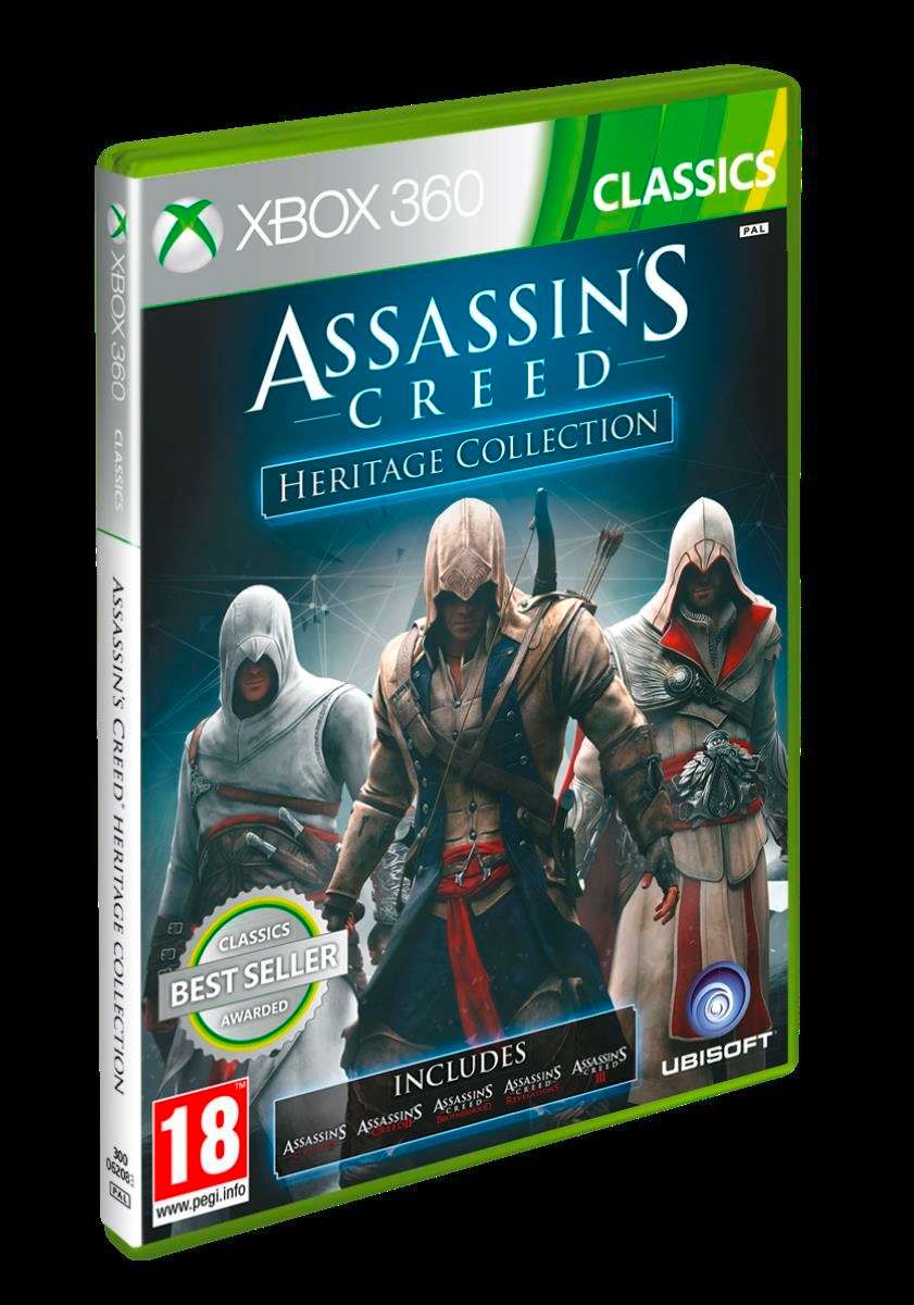 XBOX 360 ASSASSINS CREED HERITAGE COLLECTION CLASSICS / ORIGINAL PRODUCT / BID TO WIN