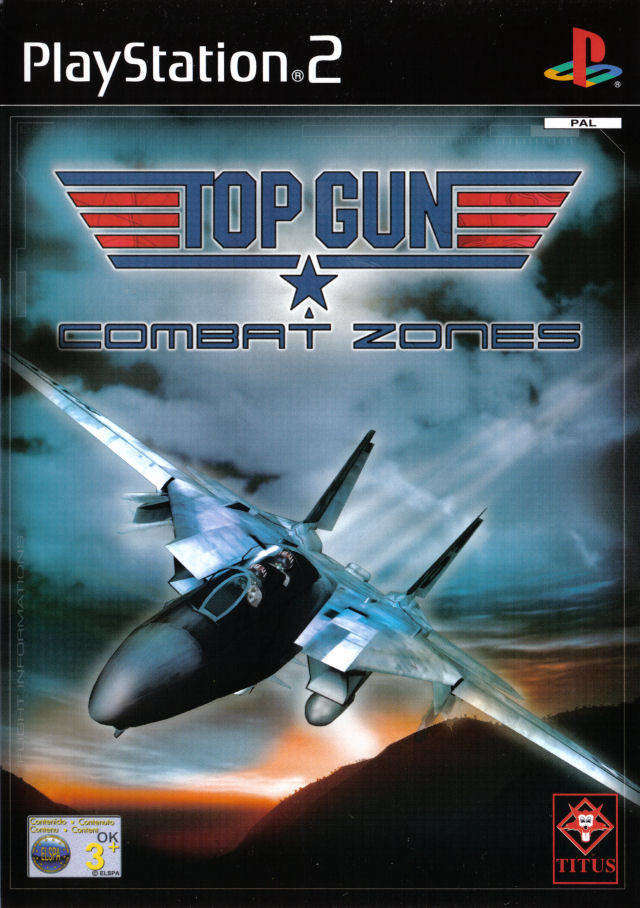 PS2 TOP GUN COMBAT ZONES / AS NEW / BID TO WIN