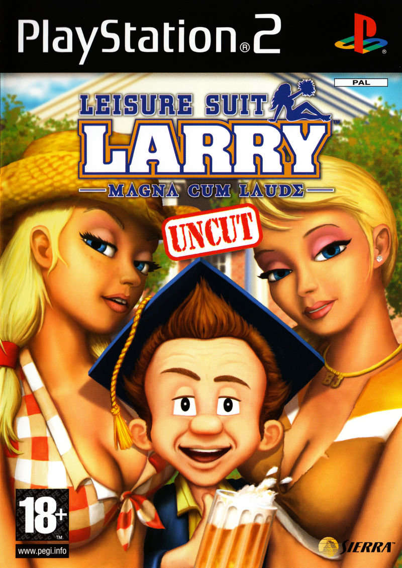 PS2 LEISURE SUIT LARRY MAGNA CUM LAUDE UNCUT / BID TO WIN