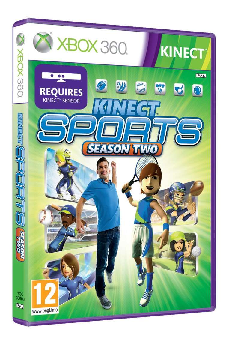 XBOX 360 KINECT SPORTS SEASON TWO / AS NEW / ORIGINAL PRODUCT / SAG / BID TO WIN