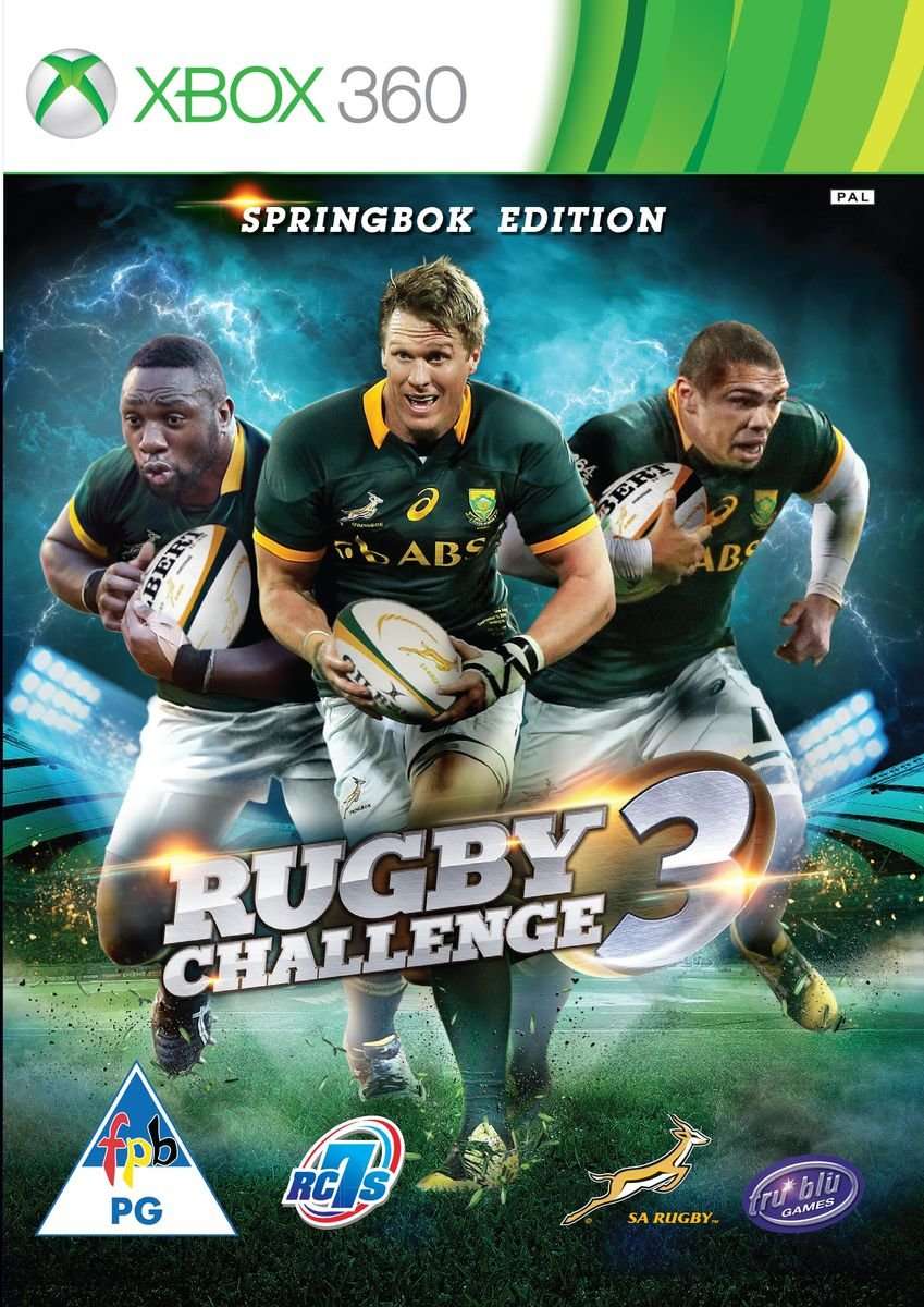 XBOX 360 RUGBY CHALLENGE 3 SPRINGBOK EDITION / ORIGINAL PRODUCT / BID TO WIN