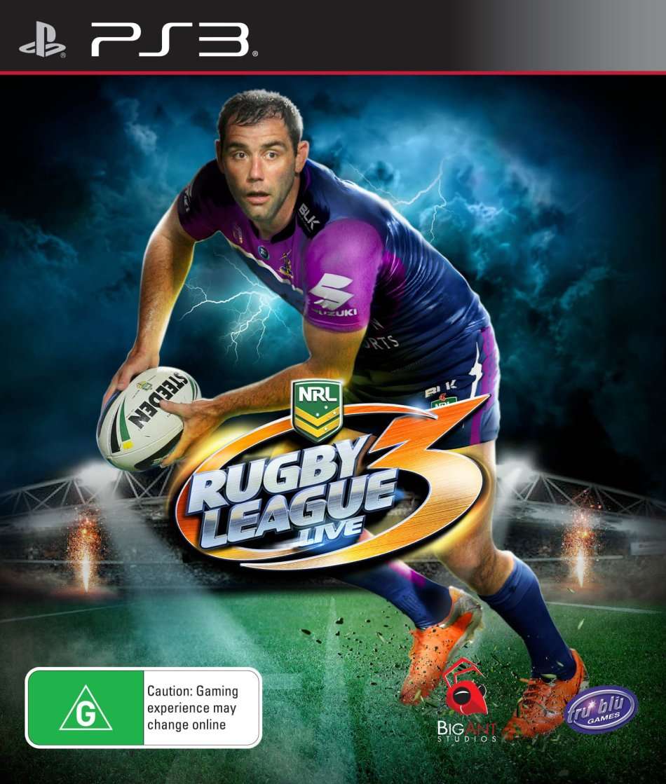 Rugby League Live 3  PS3 Game in very good condition : In Stock (swadocop)