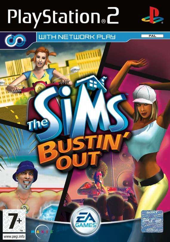 PS2 The Sims Bustin Out