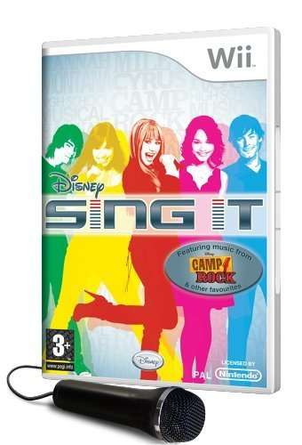 WII DISNEY SING IT GAME WITH LOGITECH USB MICROPHONE BUNDLE / BID TO WIN