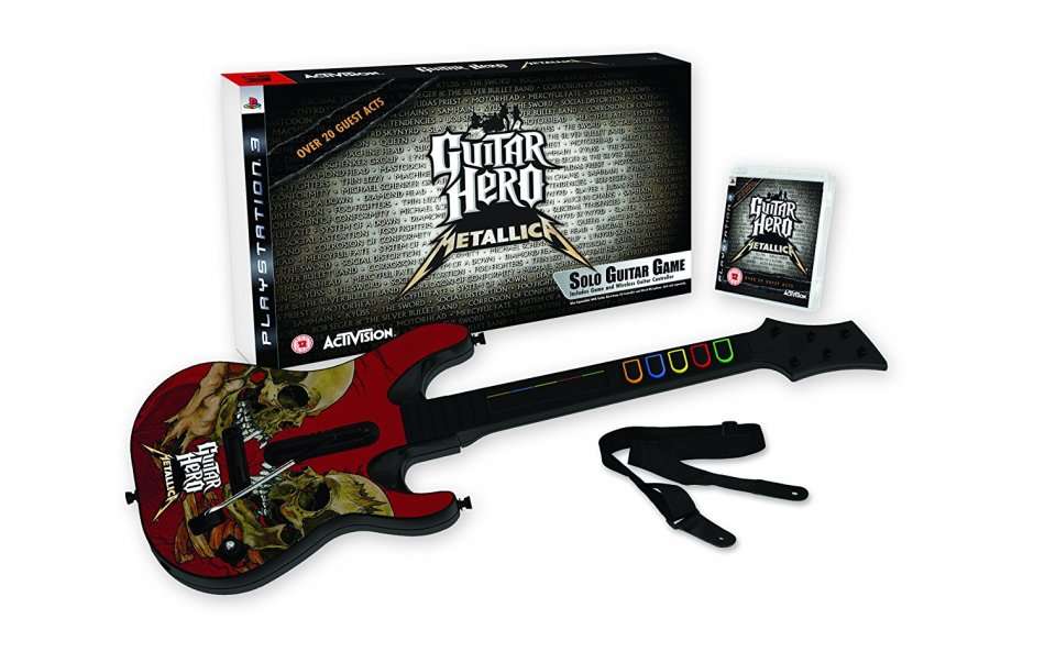PS3 GUITAR HERO 2 GAMES WITH 2 GUITARS BUNDLE / BID TO WIN