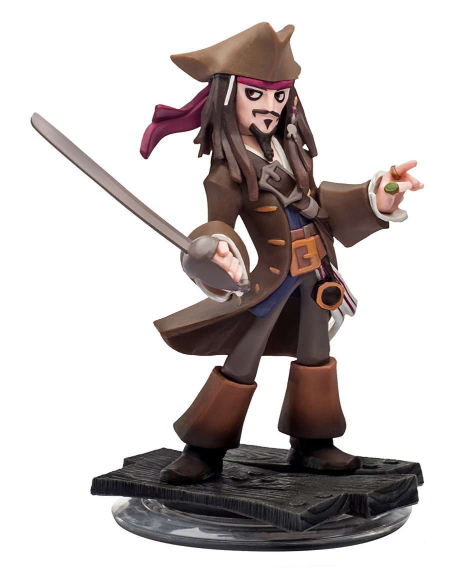 OFFICIAL DISNEY INFINITY GAME JACK SPARROW FIGURE / BID TO WIN