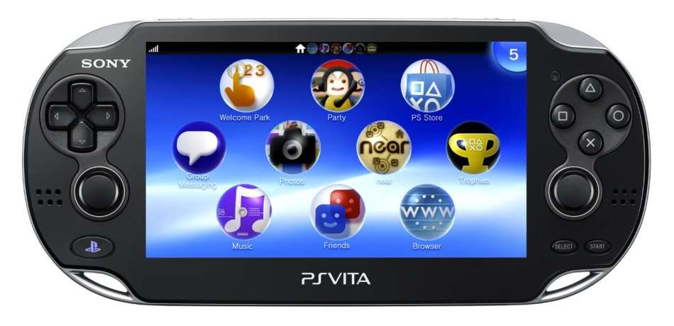 PSVITA CRYSTAL BLACK CONSOLE MODEL PCH-1004 WITH CHARGER & 2 GAMES BUNDLE / BID TO WIN