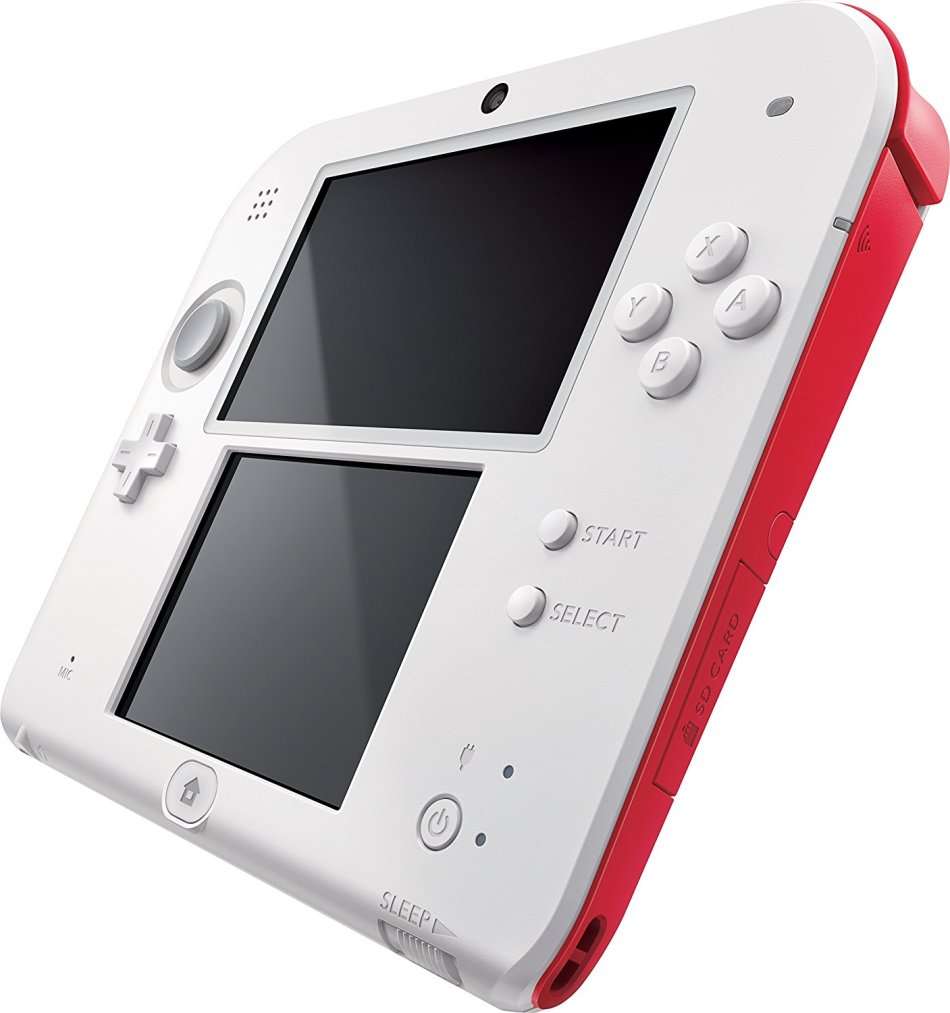 Nintendo 2DS White-Red Console / Brand New (Sealed)
