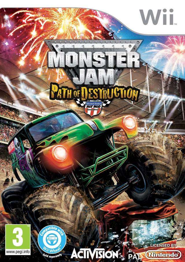Wii Monster Jam Path Of Destruction