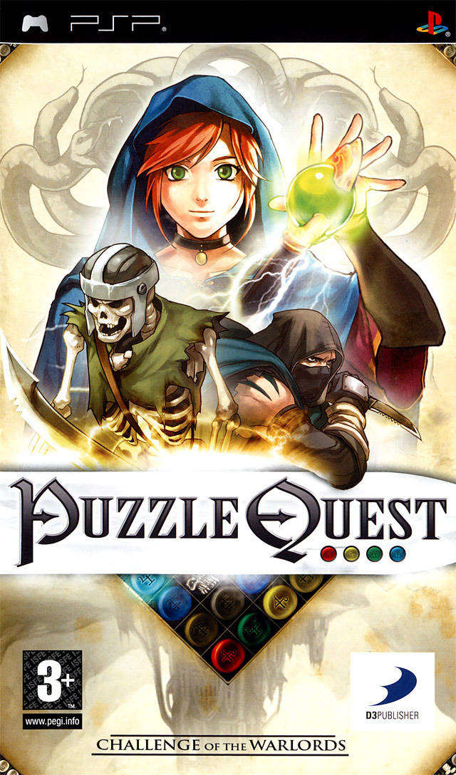 PSP Puzzle Quest Challenge Of The Warlords