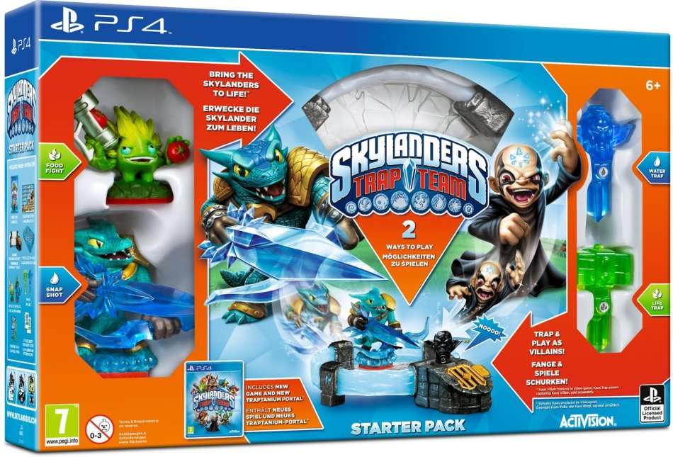 PS4 SKYLANDERS SKYLANDERS TRAP TEAM STARTER PACK / BRAND NEW (SEALED) / BID TO WIN