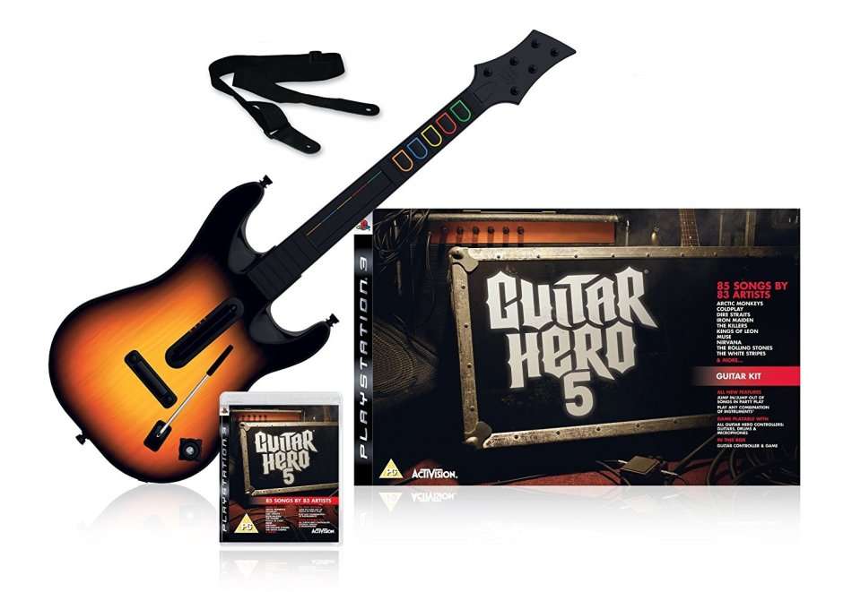 PS3 GUITAR HERO 2 GAMES WITH 2 GUITARS BUNDLE / BID TO WIN