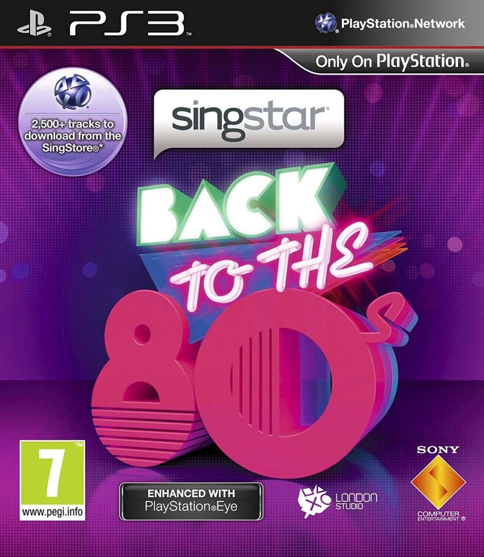 PS3 Singstar Back To The 80s / Sag