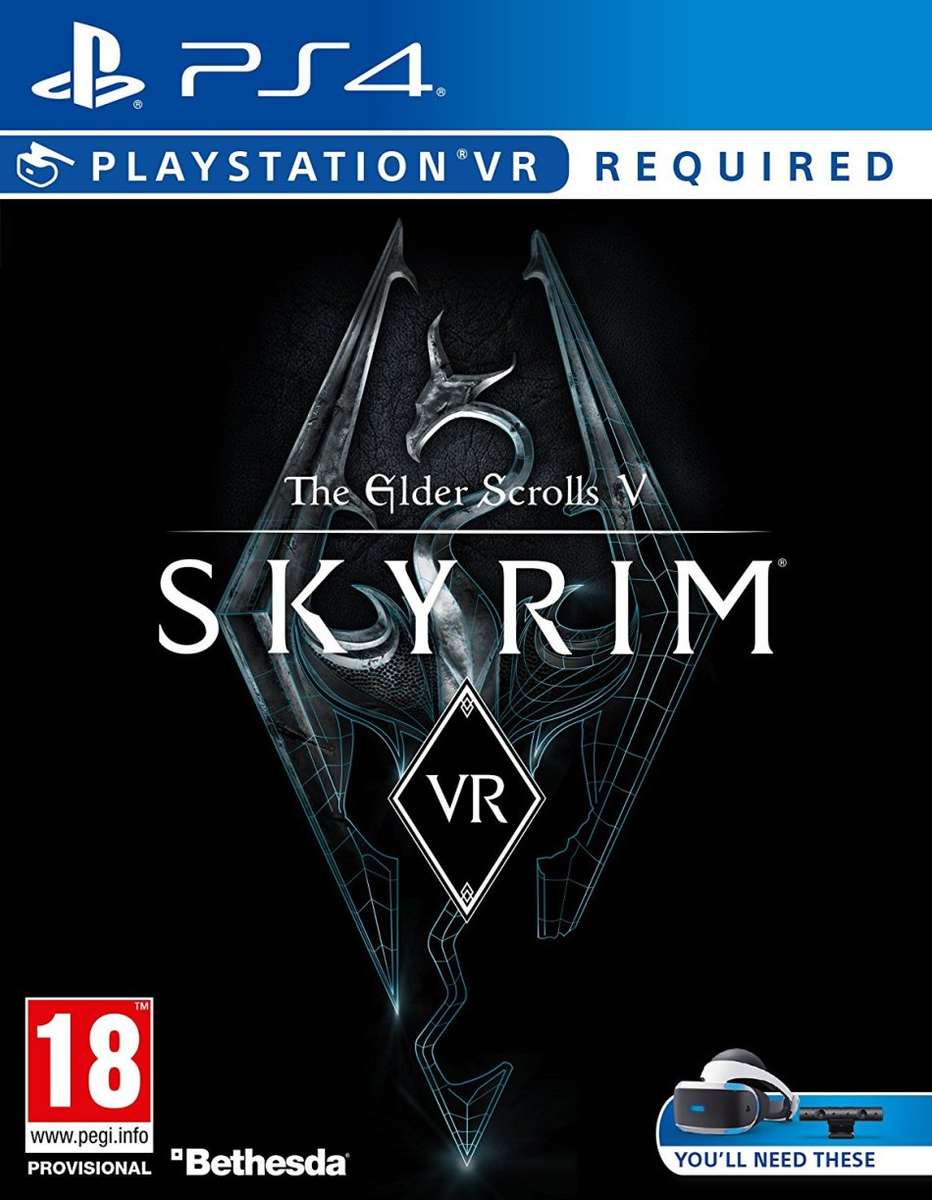 SONY PSVR VR WORLDS & SKYRIM & CAMERA BUNDLE / BRAND NEW (SEALED) / BID TO WIN