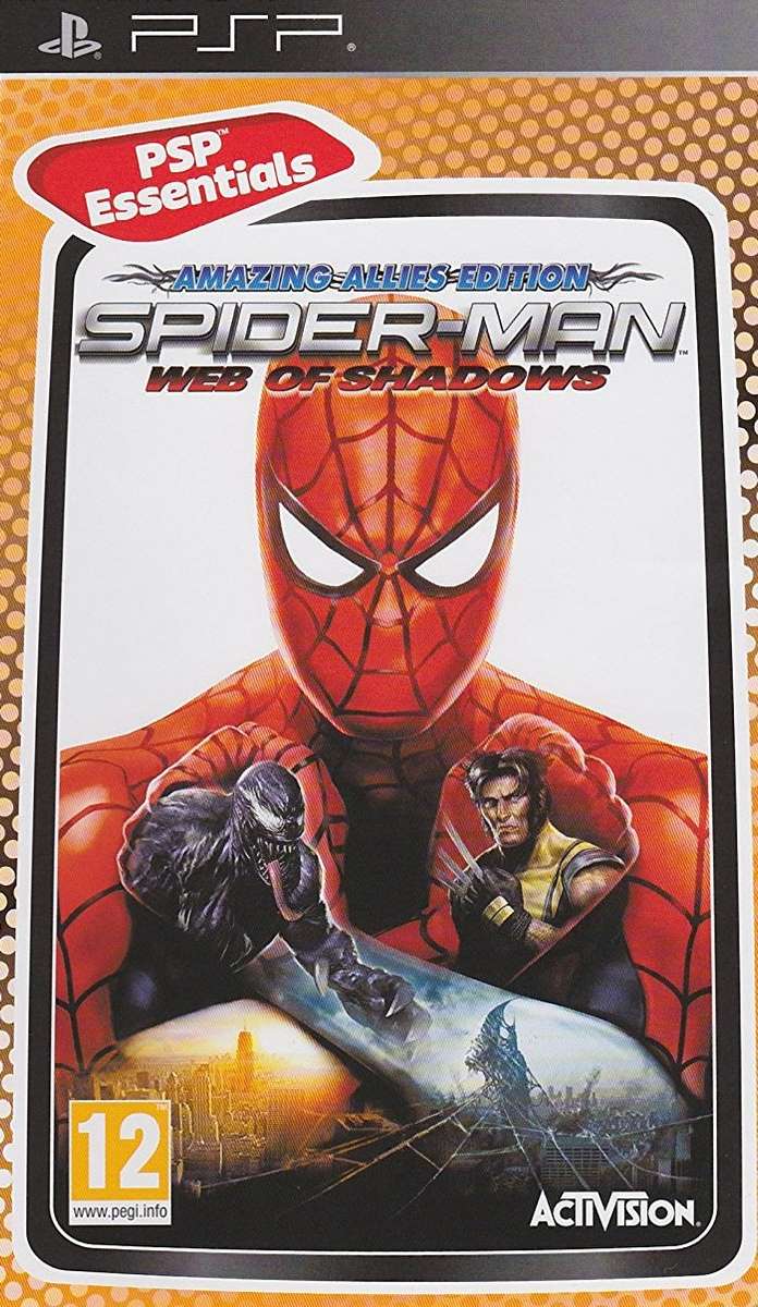 PSP Spider-Man Web Of Shadows Amazing Allies Edition Essentials