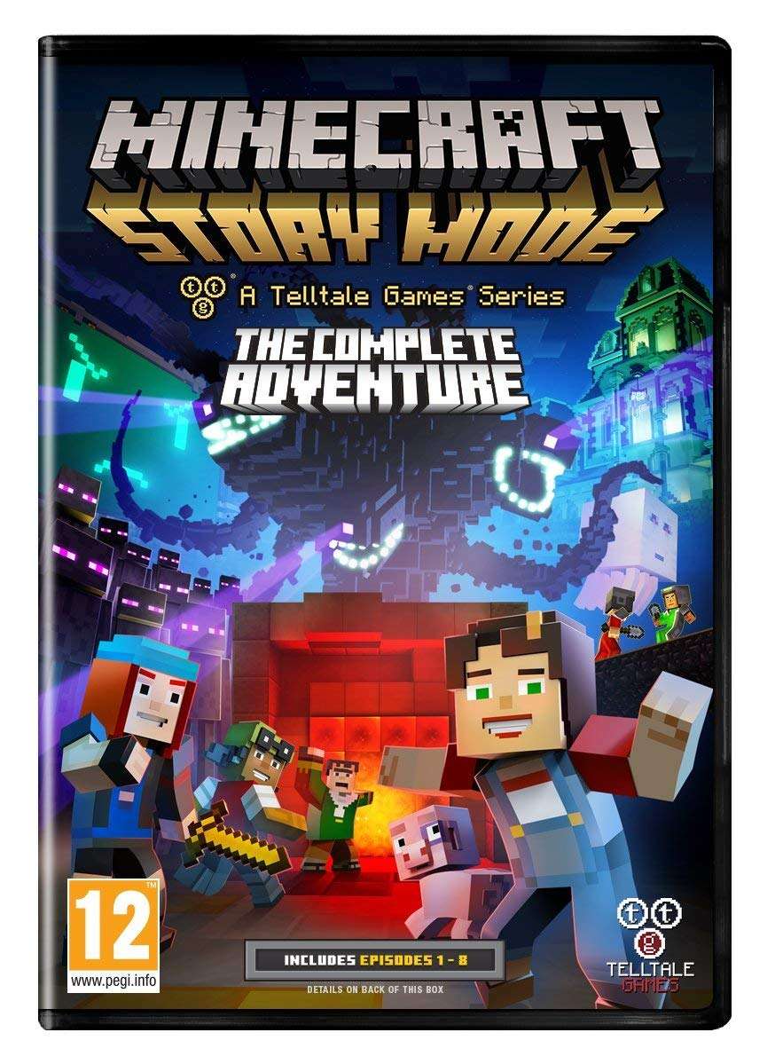 PC DVD-ROM MINECRAFT STORY MODE THE COMPLETE ADVENTURE / BID TO WIN