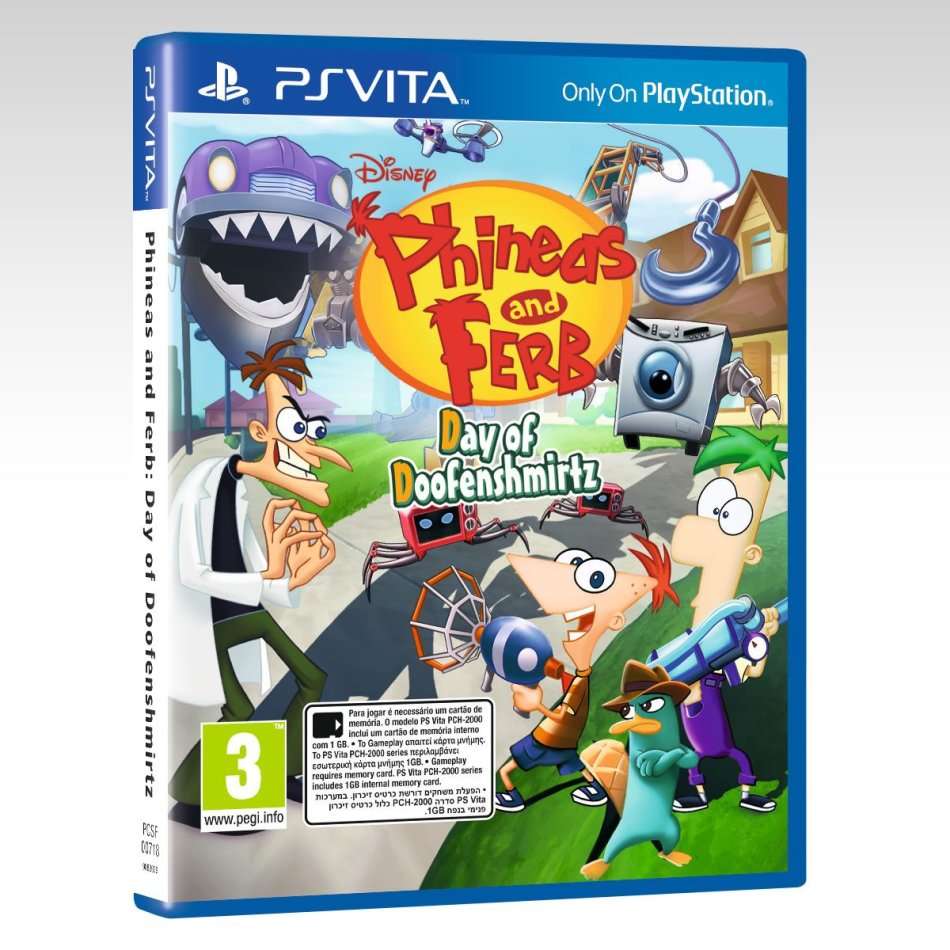 PSVITA Phineas And Ferb Day Of Doofenshmirtz