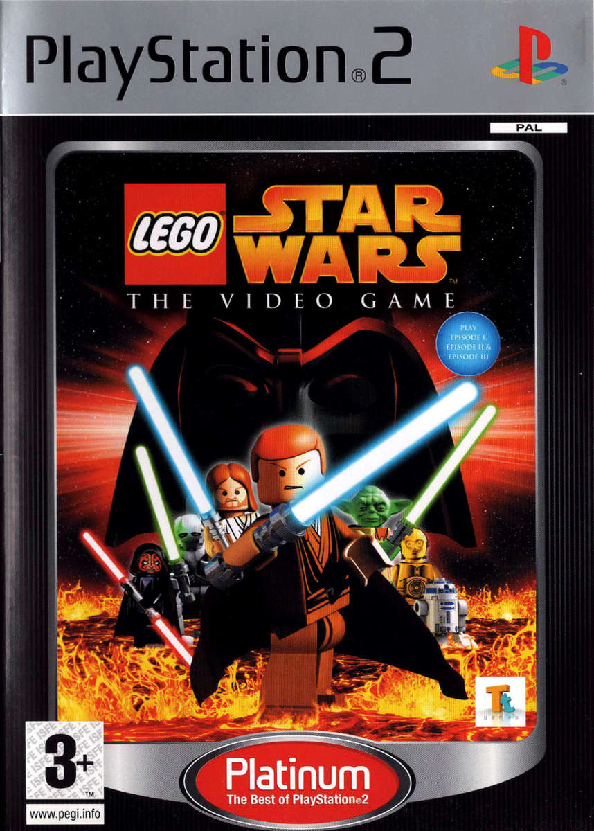 PS2 LEGO STAR WARS THE VIDEO GAME PLATINUM / BID TO WIN