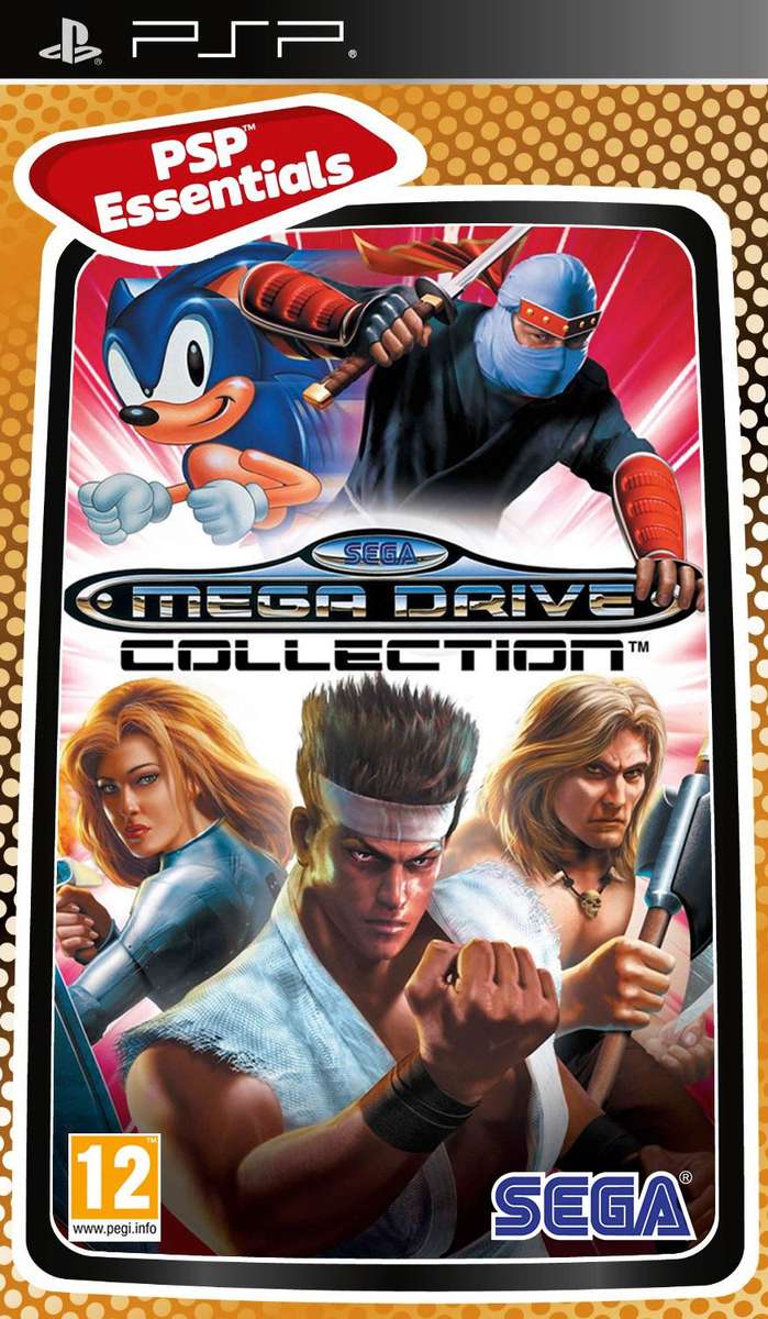 PSP Sega Mega Drive Collection Essentials / As New
