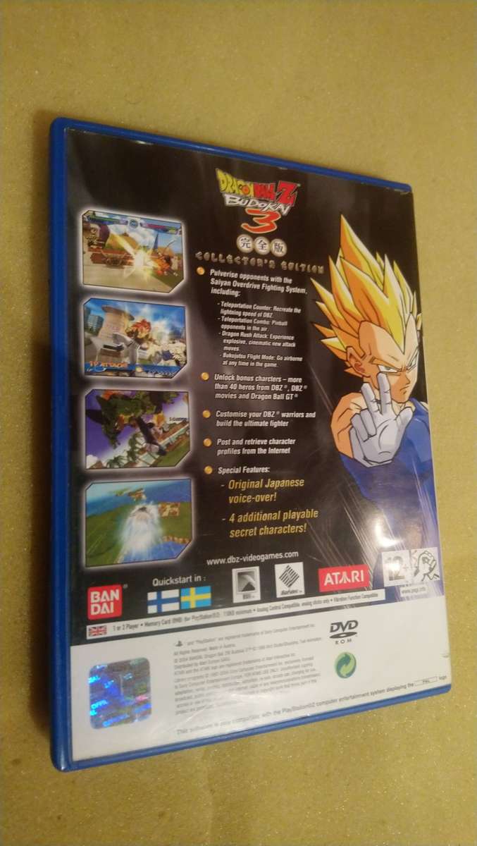 PS2 DRAGON BALL Z BUDOKAI 3 COLLECTORS EDITION / BID TO WIN