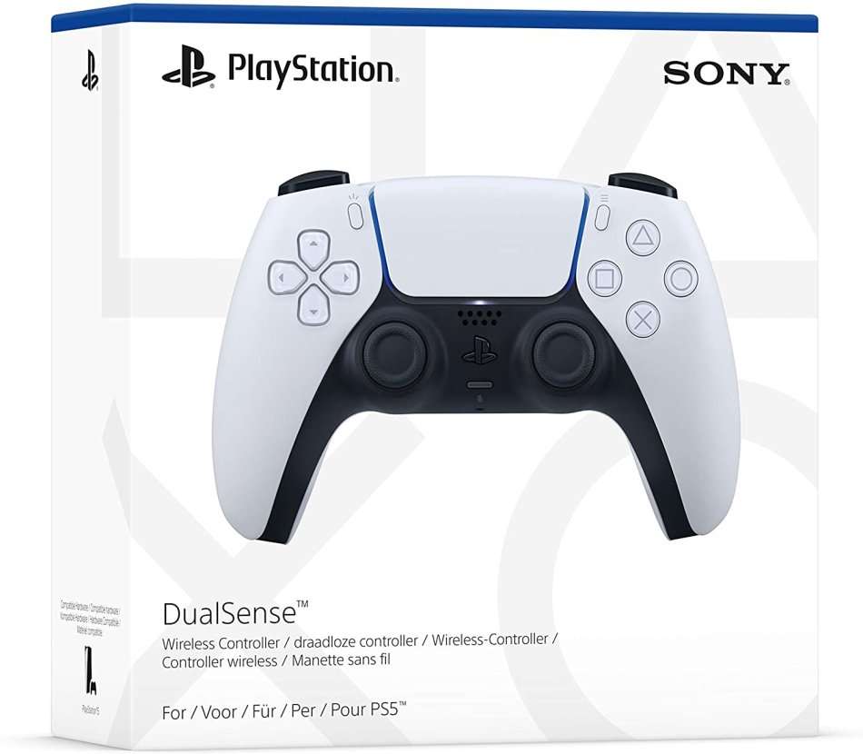 PS5 SONY DUALSENSE WIRELESS CONTROLLER WHITE / BRAND NEW (SEALED) / BID TO WIN