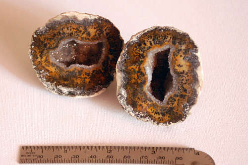 Natural coconut geode from Mexico