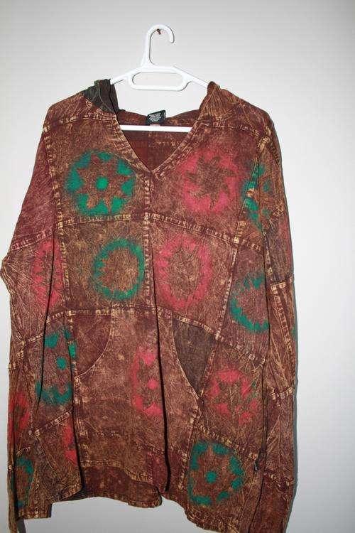 Jacket with Hoodie. Funky/Hippie