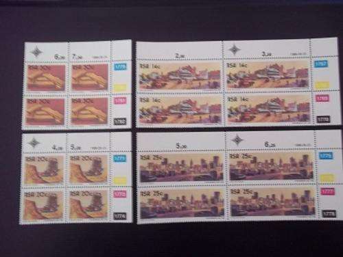 1986 MINT JHB. CENTENARY STAMPS AND FDC