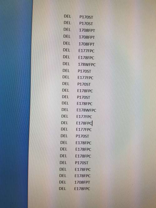 Dell 17' Screens (with no stands)