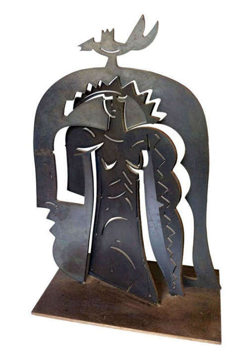 Steel plate sculpture - Wynand Smit Snr