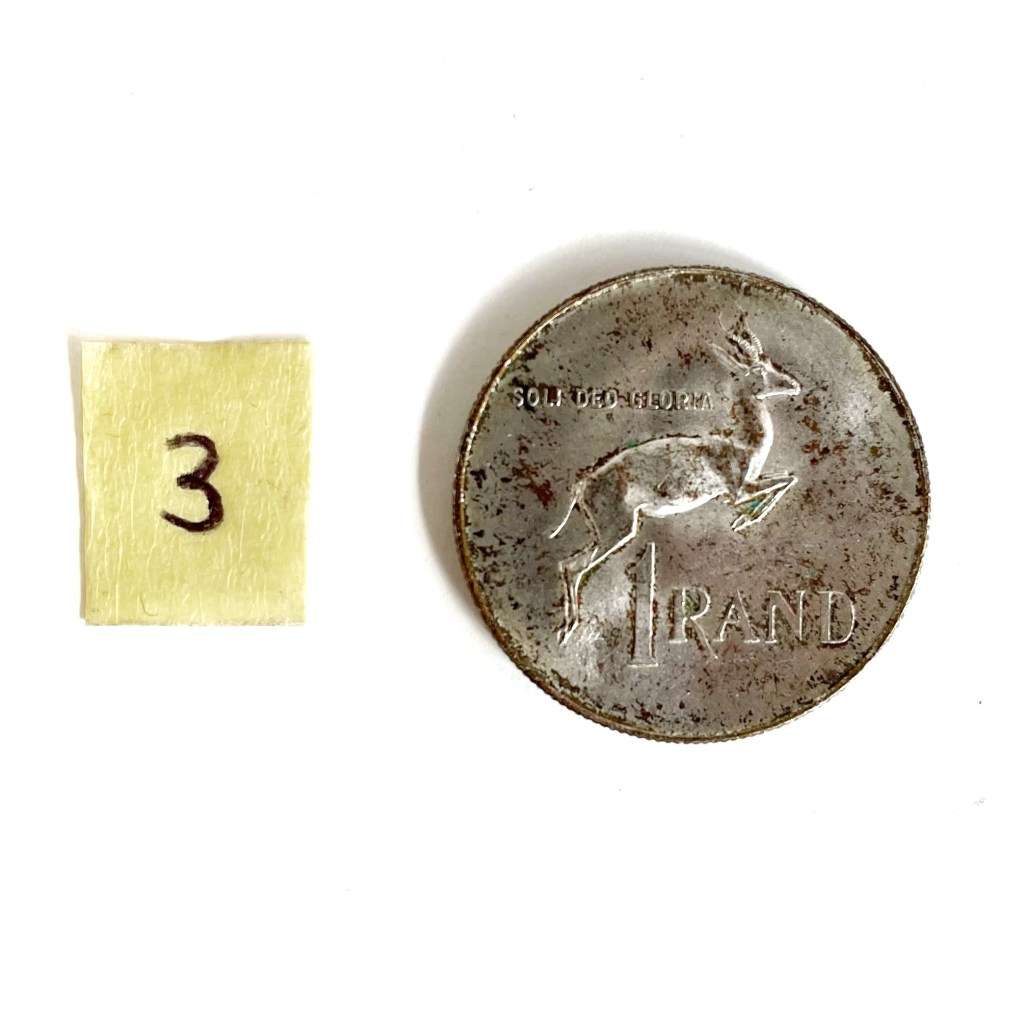 1966 silver 1 Rand coin #3