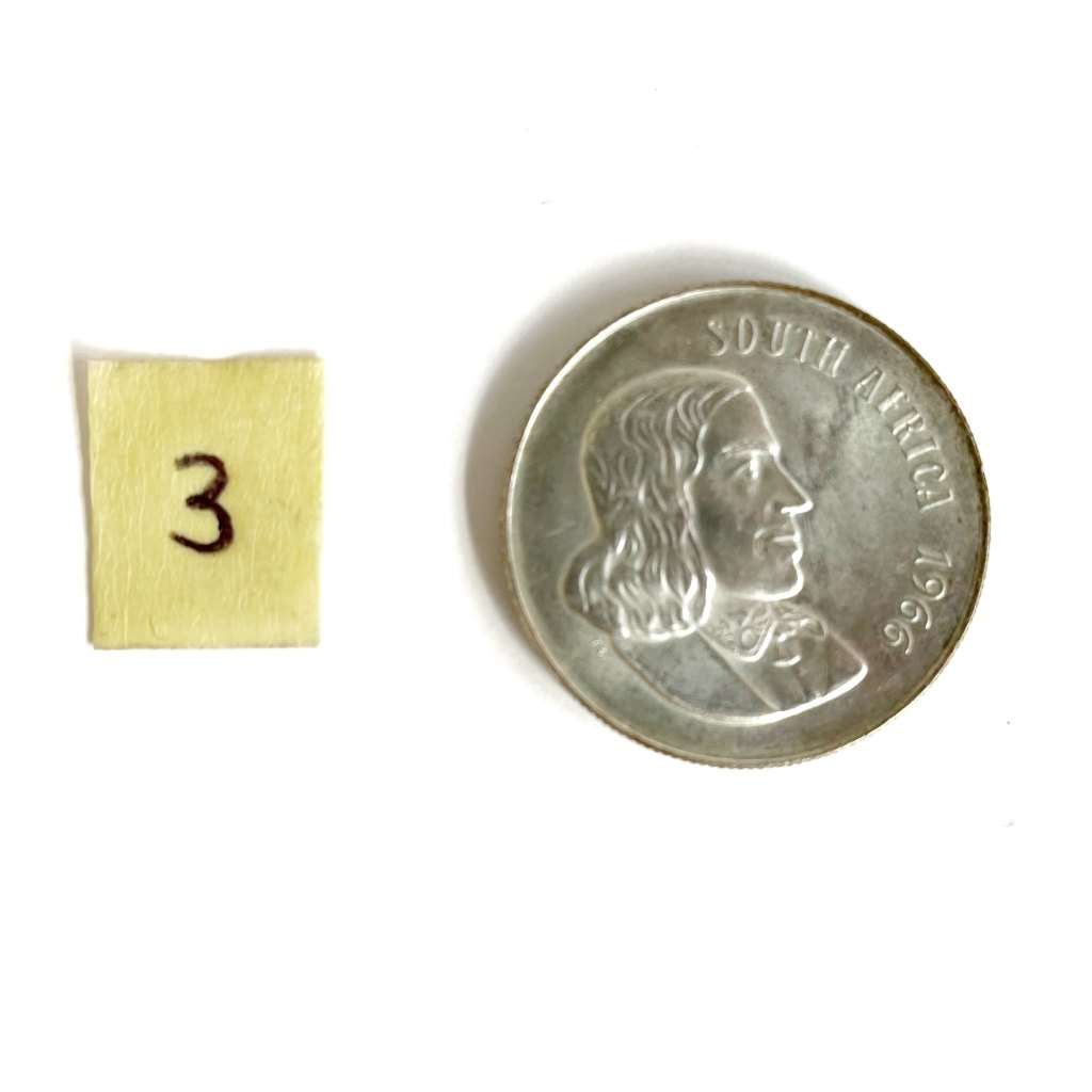 1966 silver 1 Rand coin #3