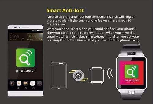 Smart Watch with Camera & Cell Phone DZ09 - Black