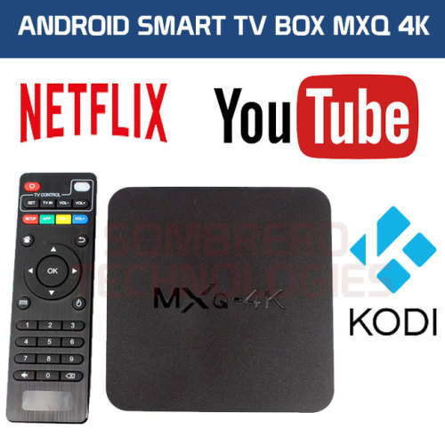 Android 7.1 TV Box MXQ 4k Ultra TV BOX MEDIA PLAYER (NETFLIX, WIFI, KODI, YouTube)