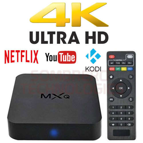 SMART TV BOX,TV BOX ANDROID, 4K SMART ANDROID TV BOX MEDIA PLAYER (NETFLIX, WIFI, KODI)