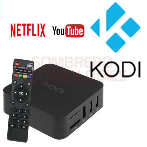 SMART TV BOX,TV BOX ANDROID, 4K SMART ANDROID TV BOX MEDIA PLAYER (NETFLIX, WIFI, KODI)