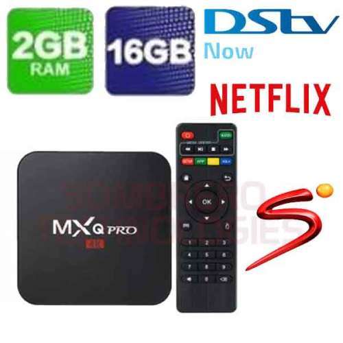 SMART TV BOX,TV BOX ANDROID,MXQ PRO 4K SMART ANDROID TV BOX MEDIA PLAYER (DSTV, NETFLIX, WIFI, KODI)