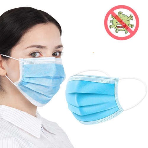 3 PLY DISPOSABLE SURGICAL MASKS WITH EARLOOP (50PACK)(We deliver though lock-down )