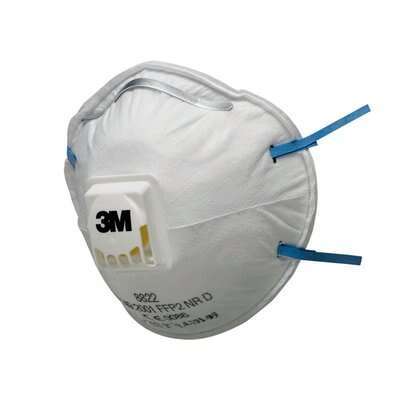 Facemask - 3M Disposable Respirator, FFP2, Valved, 8822