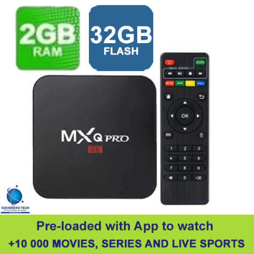 MXQ 4k 5G smart TV Box