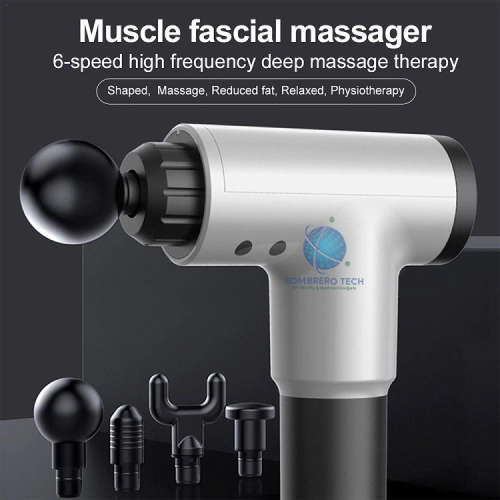 Massage Gun Muscle Relaxation Massager Vibration Fascial Gun Fitness Equipment Vibrator Relaxation