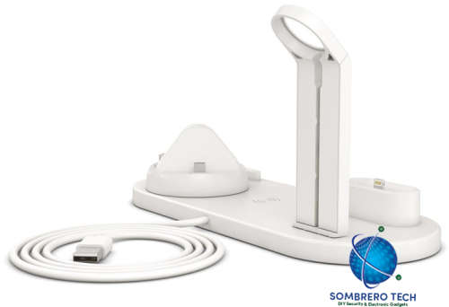 IPhone, wireless Charger Stand for Apple Watch IPhone, Airpods (Fast Charger Dock Station)