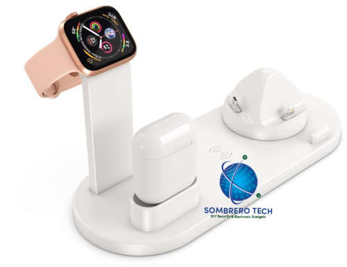 IPhone, wireless Charger Stand for Apple Watch IPhone, Airpods (Fast Charger Dock Station)