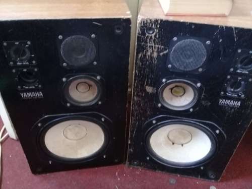 yamaha NS 3440 speakers 2nd hand in working order a restoration JOB!