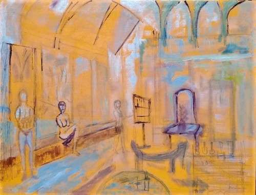 Derek Bernstein oil on canvas